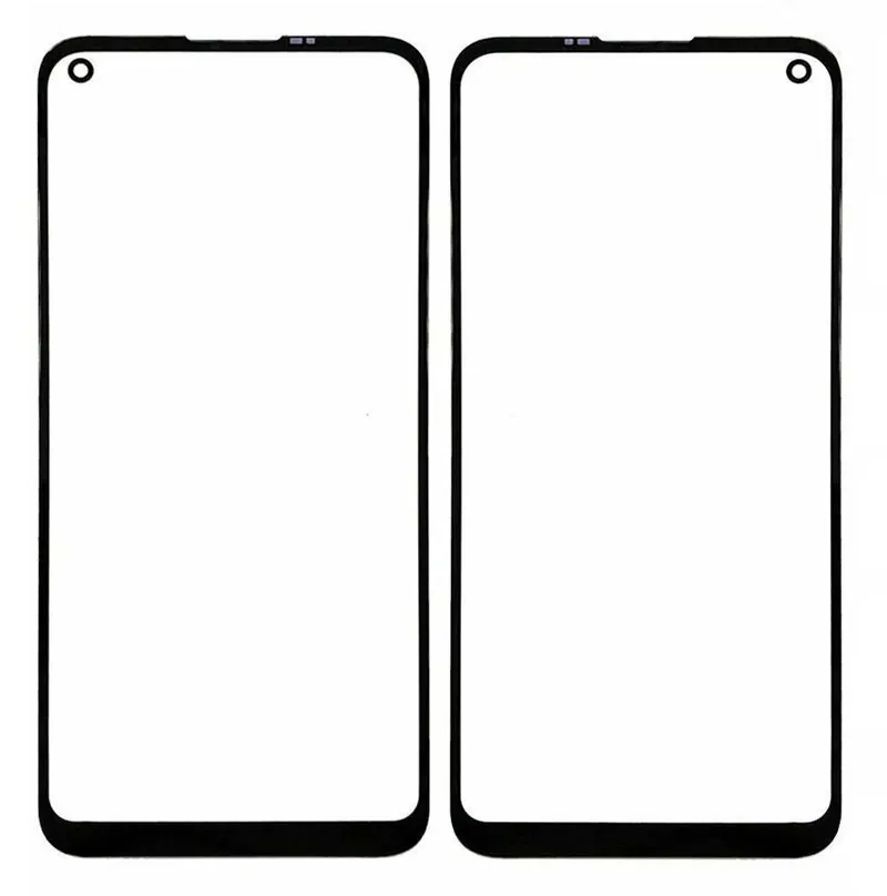 Front Glass for Samsung Galaxy A21 - Black — image 1
