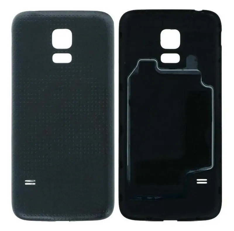 Back Panel Cover for Samsung Galaxy S5 mini Duos - Black — image 1