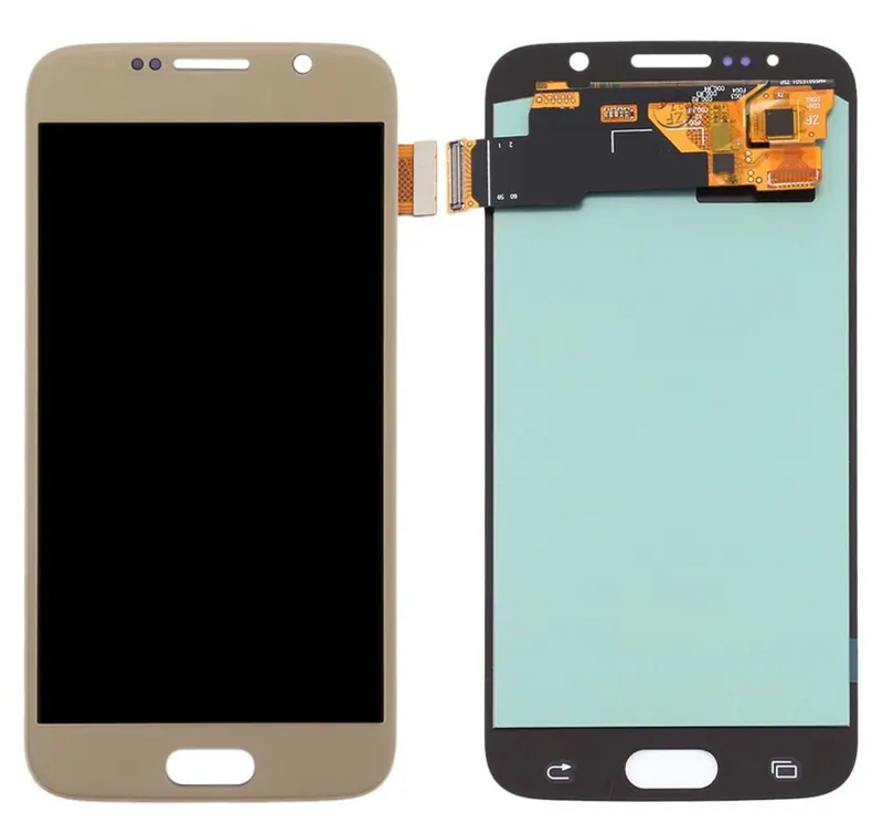 Display for Samsung Galaxy S6 Duos - Gold (Combo Folder) — image 1