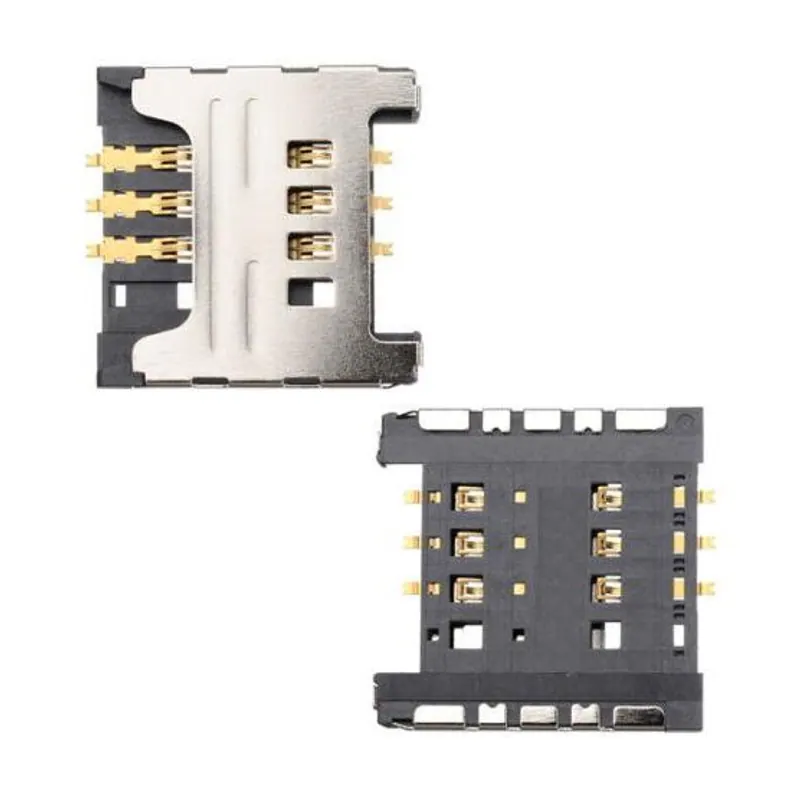 Sim Connector For Samsung Galaxy Fame S6810 — image 1