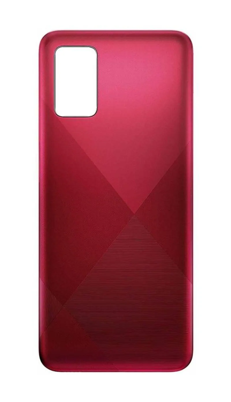 Back Panel Cover for Samsung Galaxy M02s - Red — image 1