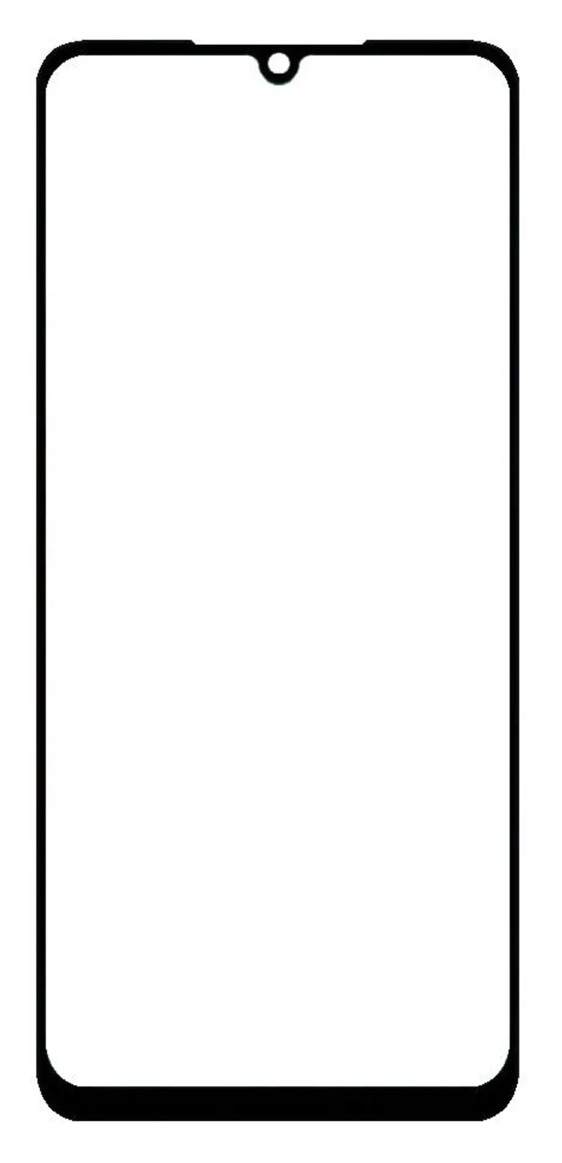 Front Glass for Samsung Galaxy M05 - Black — image 1