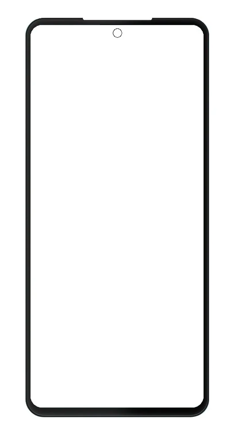 Front Glass for Samsung Galaxy M55s 5G - Black — image 1