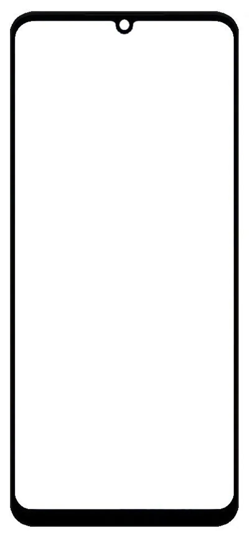 Front Glass for Samsung Galaxy F05 - Blue — image 1
