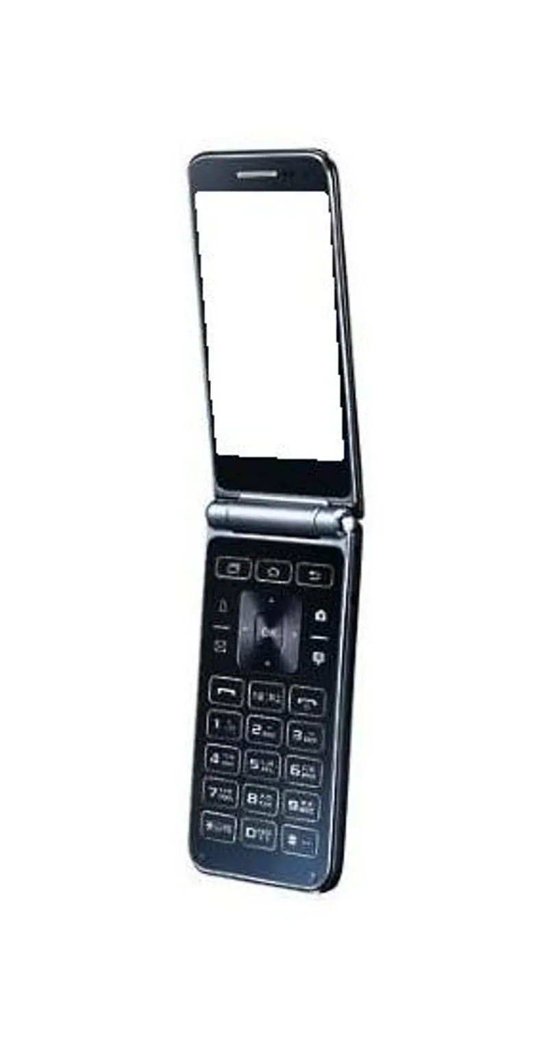 Full Body Housing for Samsung Galaxy Folder - Black — image 1