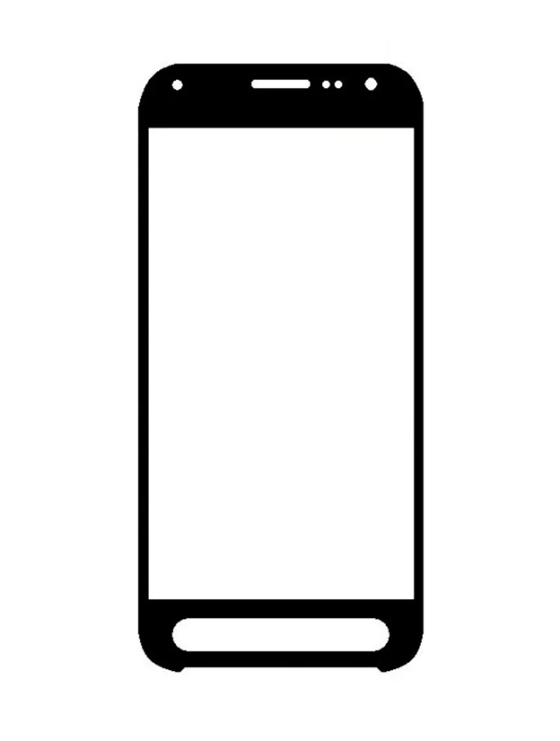 Front Glass for Samsung Galaxy Xcover FieldPro - Black — image 1