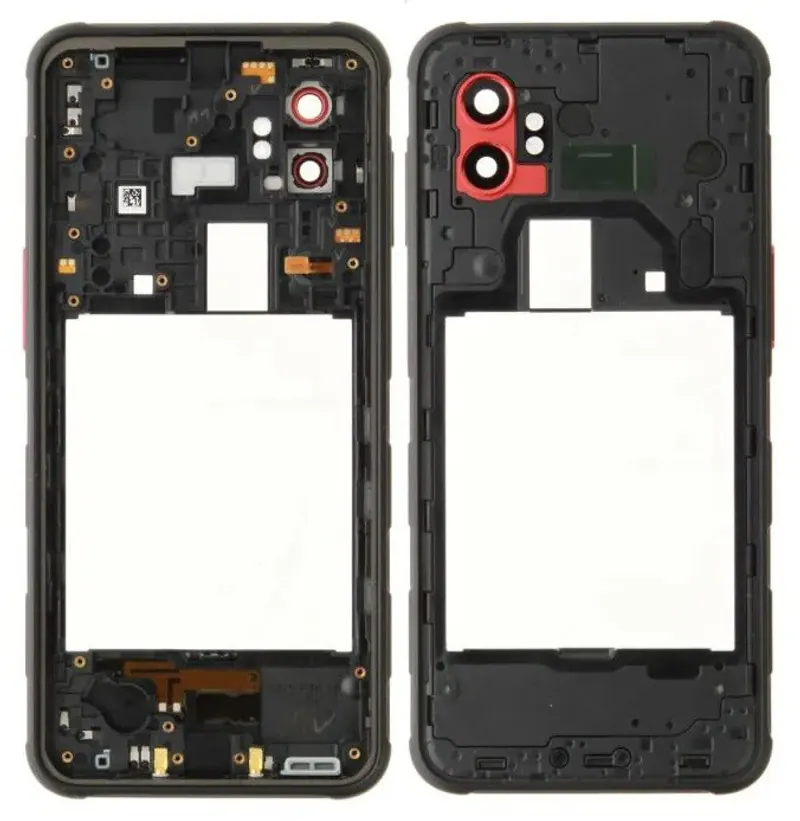 Middle Frame Ring Only for Samsung Galaxy XCover7 Pro Black — image 1