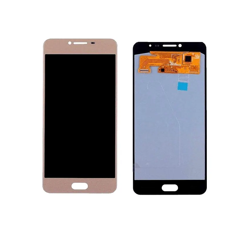 Display for Samsung Galaxy C7 - Gold (Combo Folder) — image 1