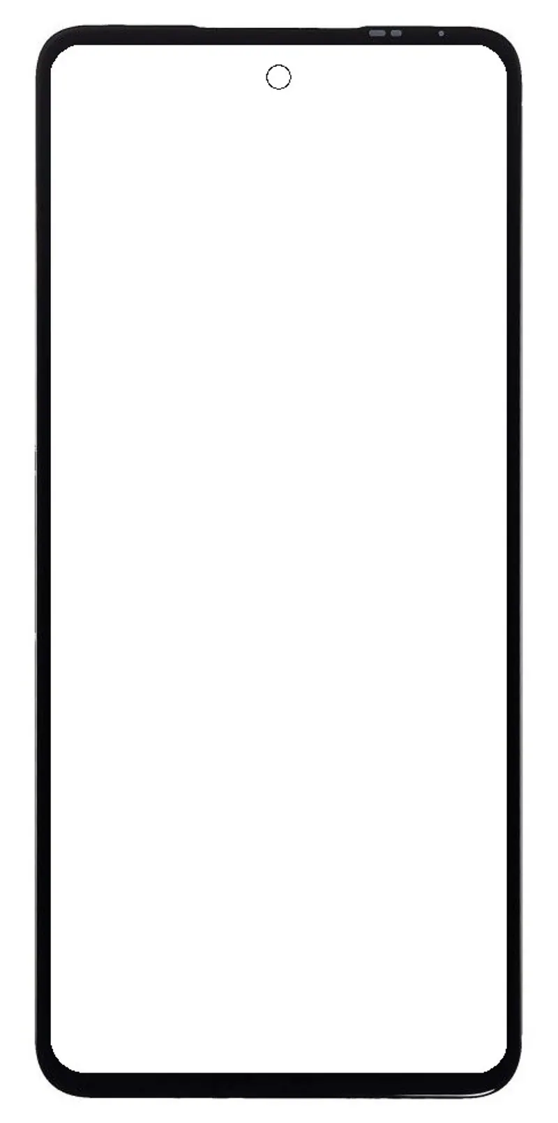 Front Glass for Motorola Moto G 5G 2024 - Black — image 1