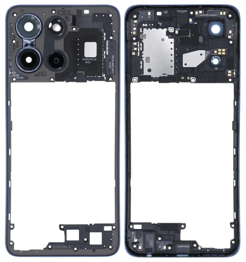 Middle Frame Ring Only for Motorola Moto G 2025 Blue — image 1