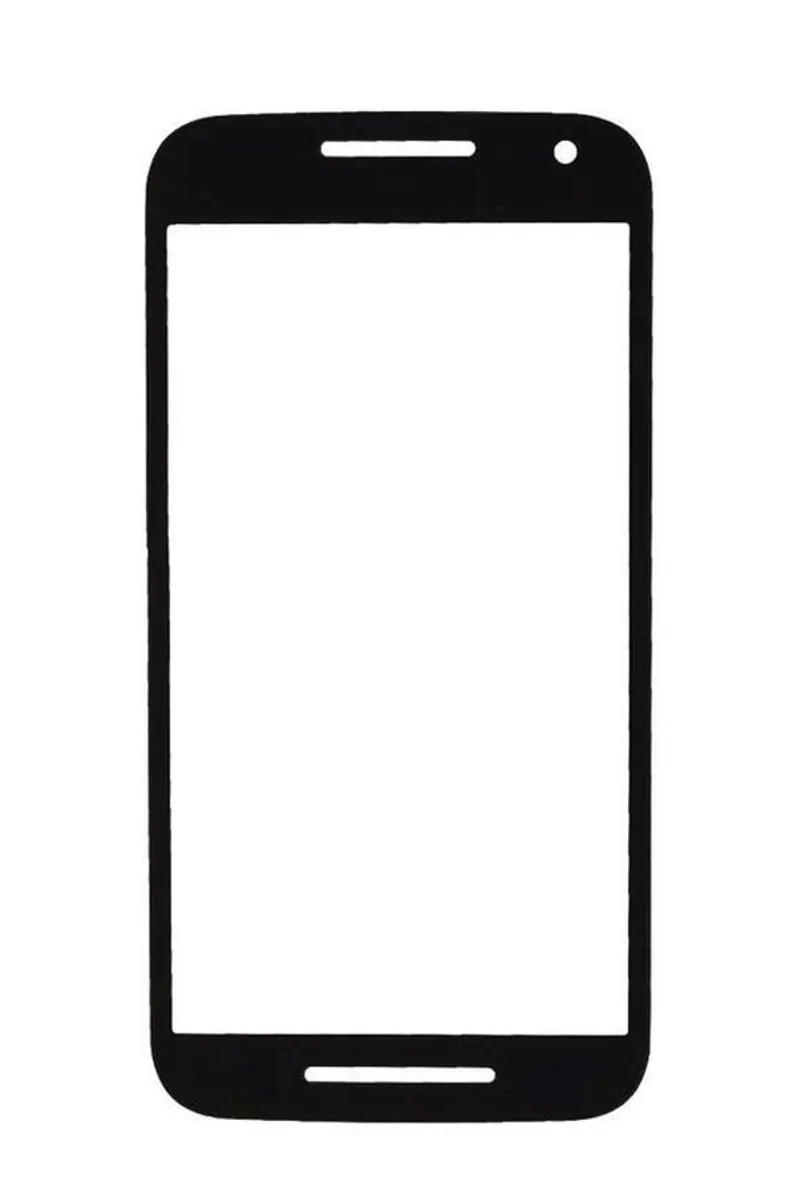 Front Glass for Motorola Moto G - 3rd gen - Black — image 1