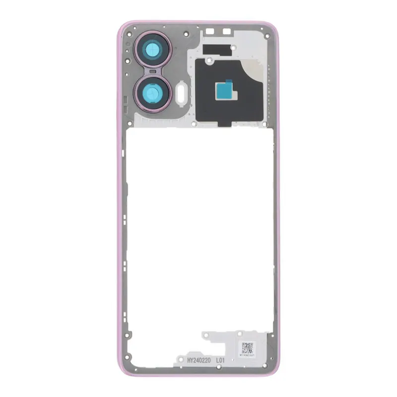 Middle Frame Ring Only for Motorola Moto G24 Pink — image 1