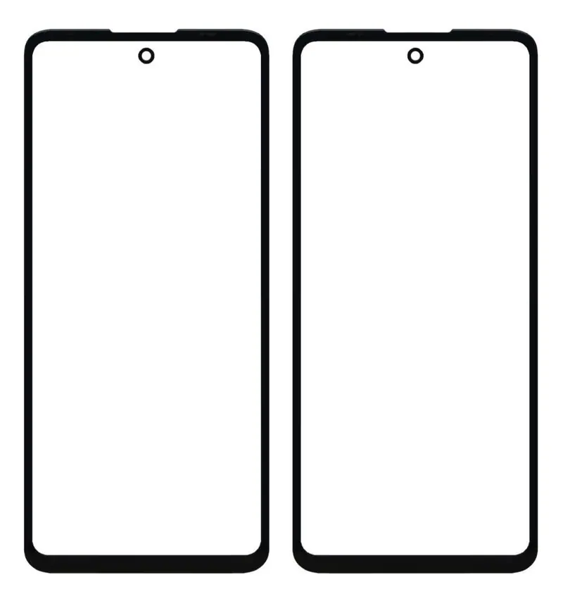 Front Glass for Motorola Moto G60 - Grey — image 1