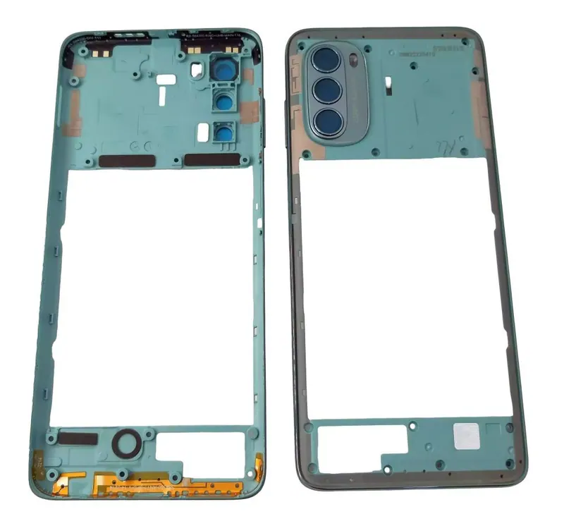Middle Frame Ring Only for Motorola Moto G62 5G Blue — image 1