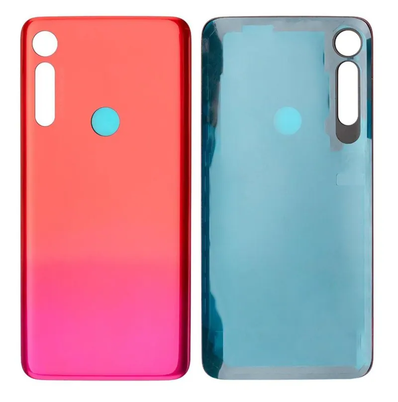 Back Panel Cover for Motorola Moto G8 Play - Red — image 1