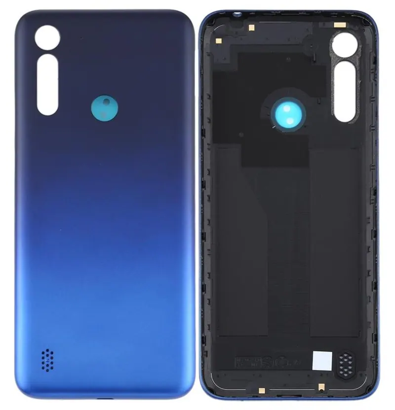 Back Panel Cover for Motorola Moto G8 Power Lite - Blue — image 1