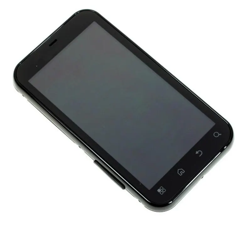 LCD Frame Middle Chassis for Motorola DEFY - Black — image 1