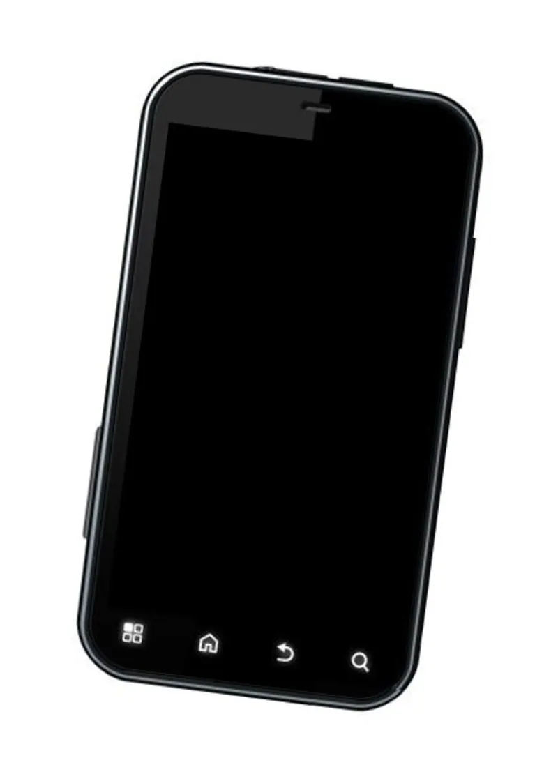 LCD Frame Middle Chassis for Motorola DEFY Plus - Black — image 1