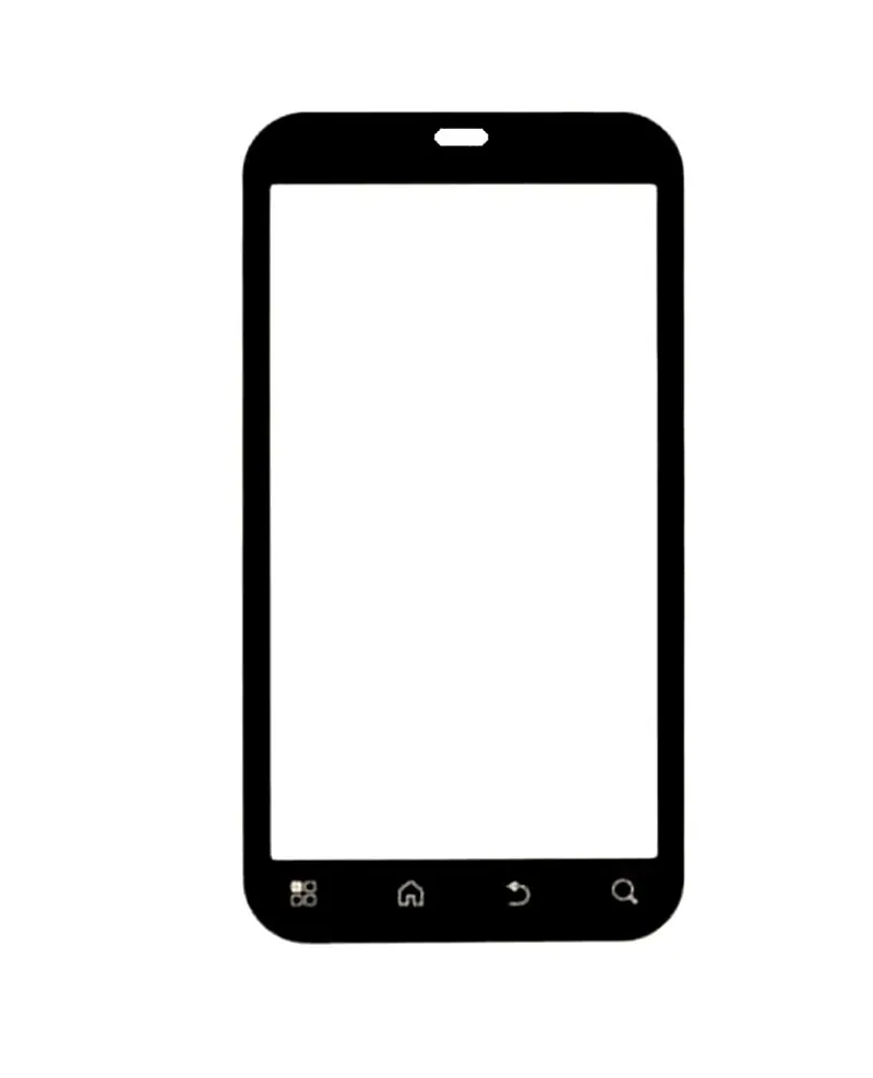 Front Glass for Motorola DEFY Plus - Black — image 1