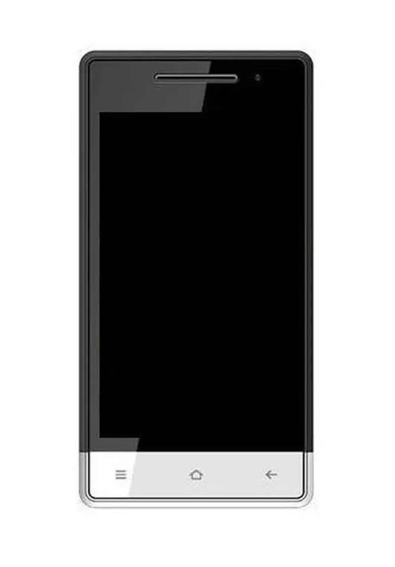 LCD Frame Middle Chassis for Karbonn A6 - Black — image 1