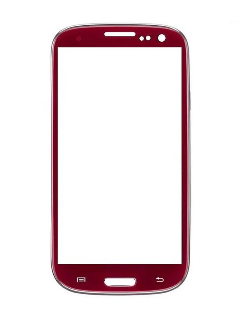 Front Glass for Samsung Galaxy S III T999 - Red — image 1