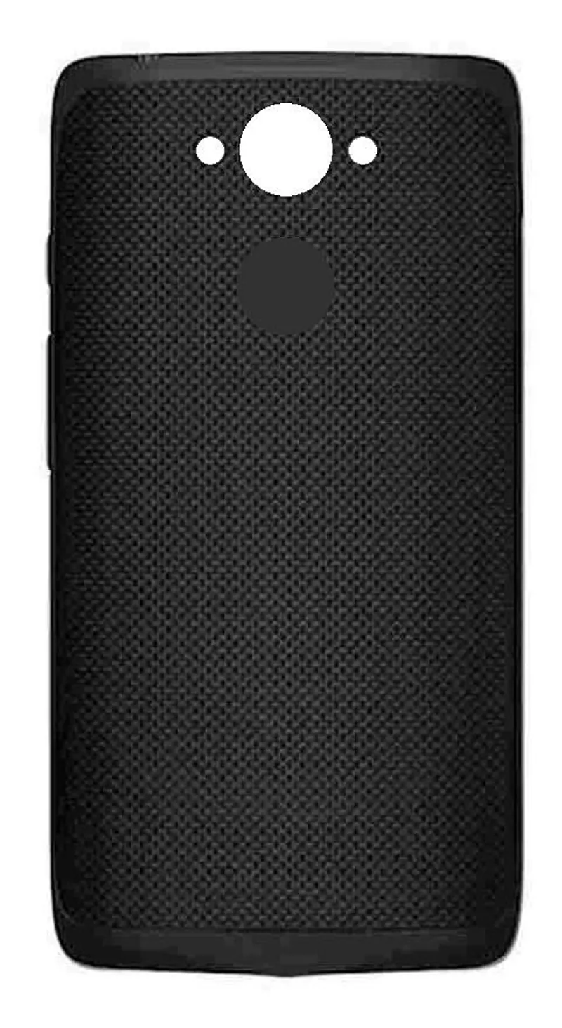 Back Panel Cover for Motorola Moto Maxx - Black — image 1
