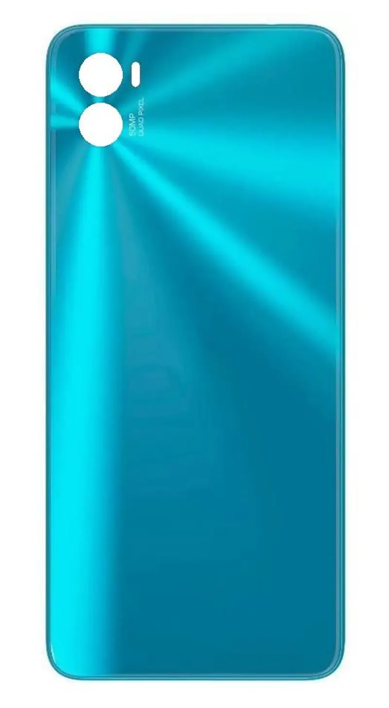 Back Panel Cover for Motorola Moto E32 India - Blue — image 1