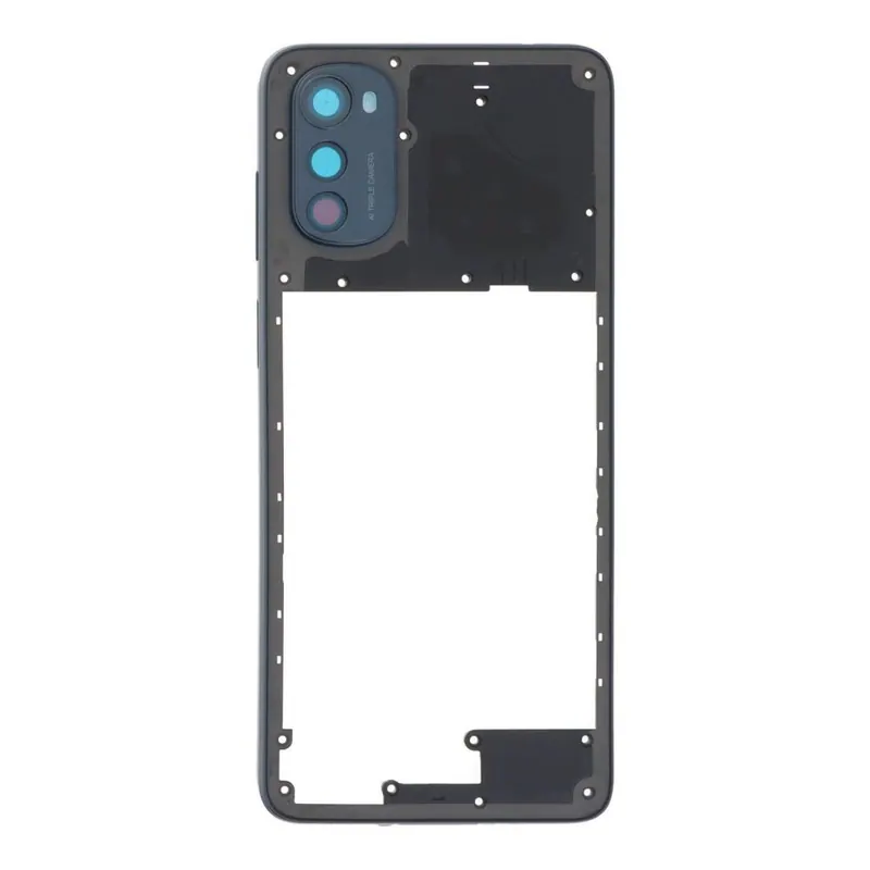 Middle Frame Ring Only for Motorola Moto E32s Grey — image 1