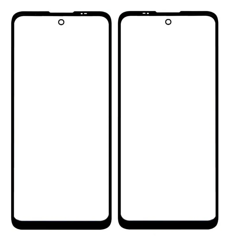 Front Glass for Motorola Moto E40 - Grey — image 1