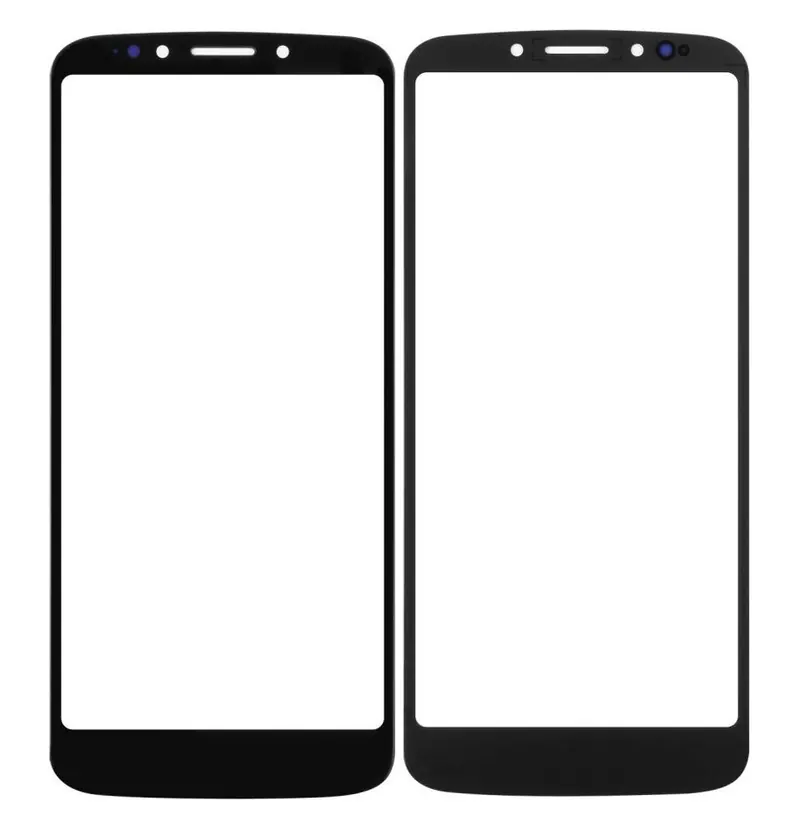 Front Glass for Motorola Moto E5 - Black — image 1