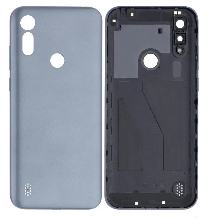 Back Panel Cover for Motorola Moto E6i - Grey — image 1