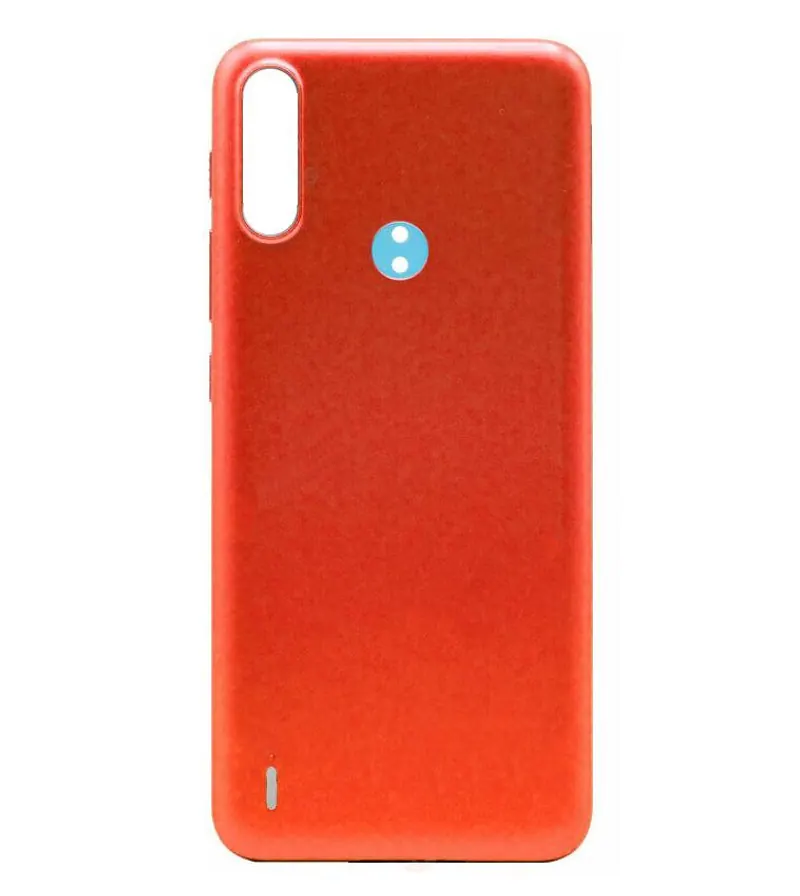 Back Panel Cover for Motorola Moto E7i Power - Red — image 1