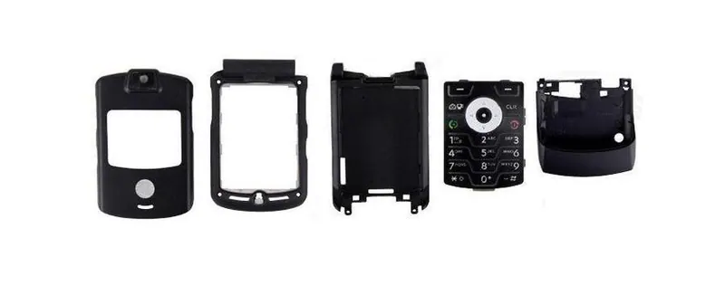 Full Body Housing for Motorola RAZR V3xx - Black — image 1