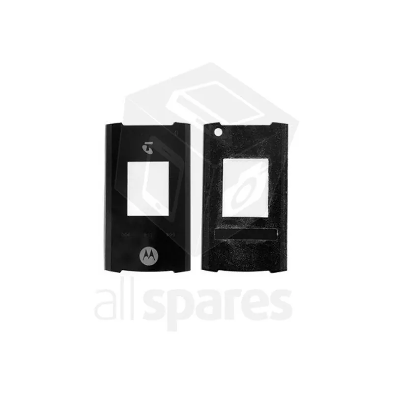 Front Glass Lens For Motorola RAZR maxx V6 - Black — image 1