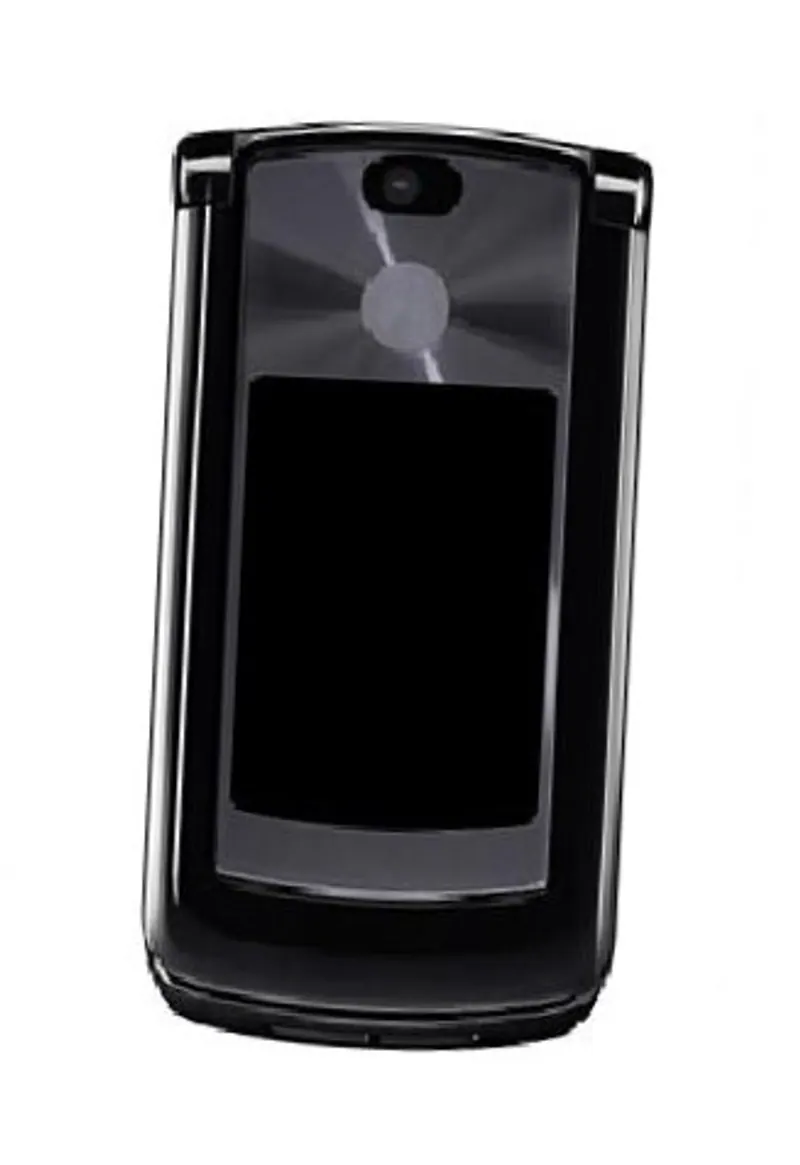 Volume Side Button Outer for Motorola RAZR2 V9x Black - Plastic Key — image 1