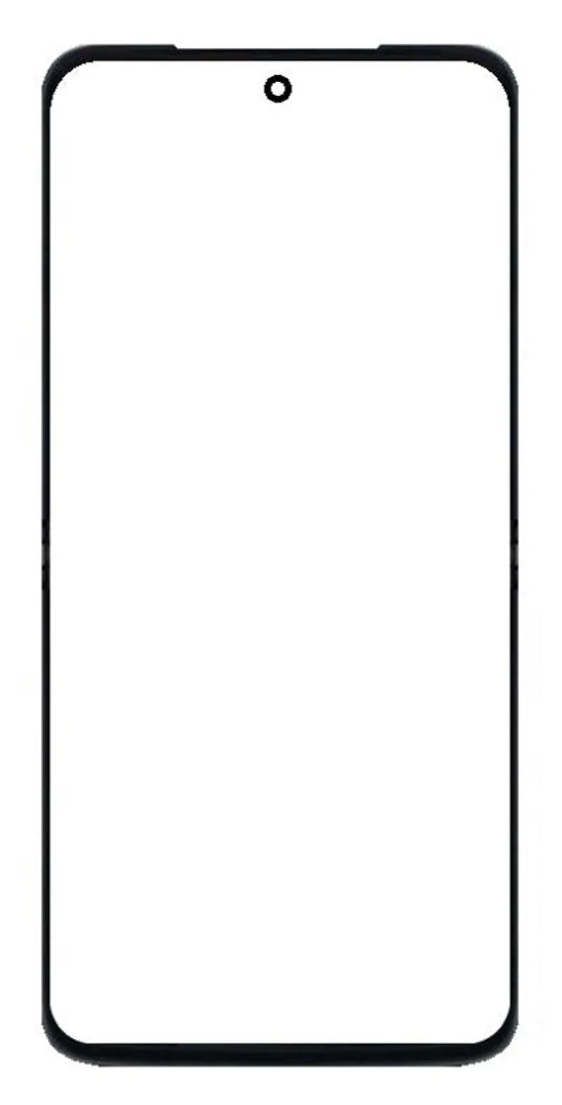 Front Glass for Motorola Razr 2022 - Black — image 1