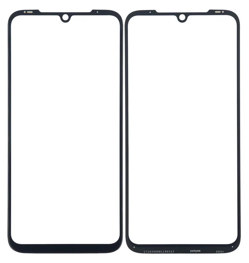 Front Glass for Motorola One Vision Plus - Blue — image 1