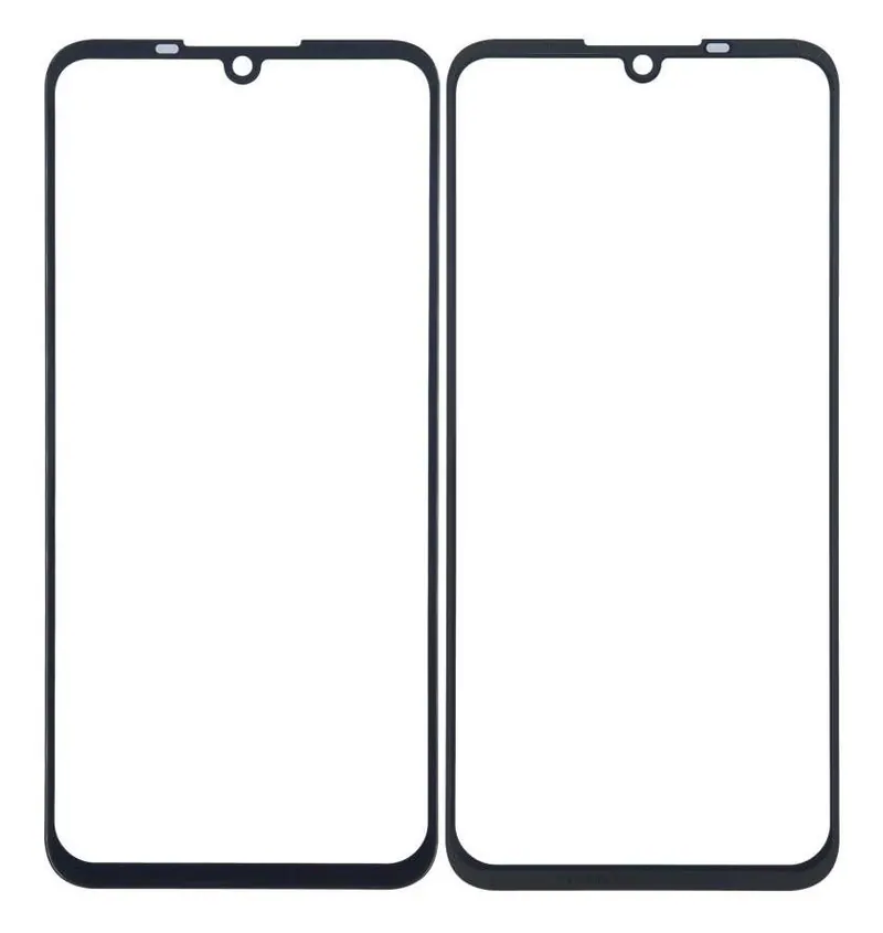 Front Glass for Motorola One Zoom - Grey — image 1