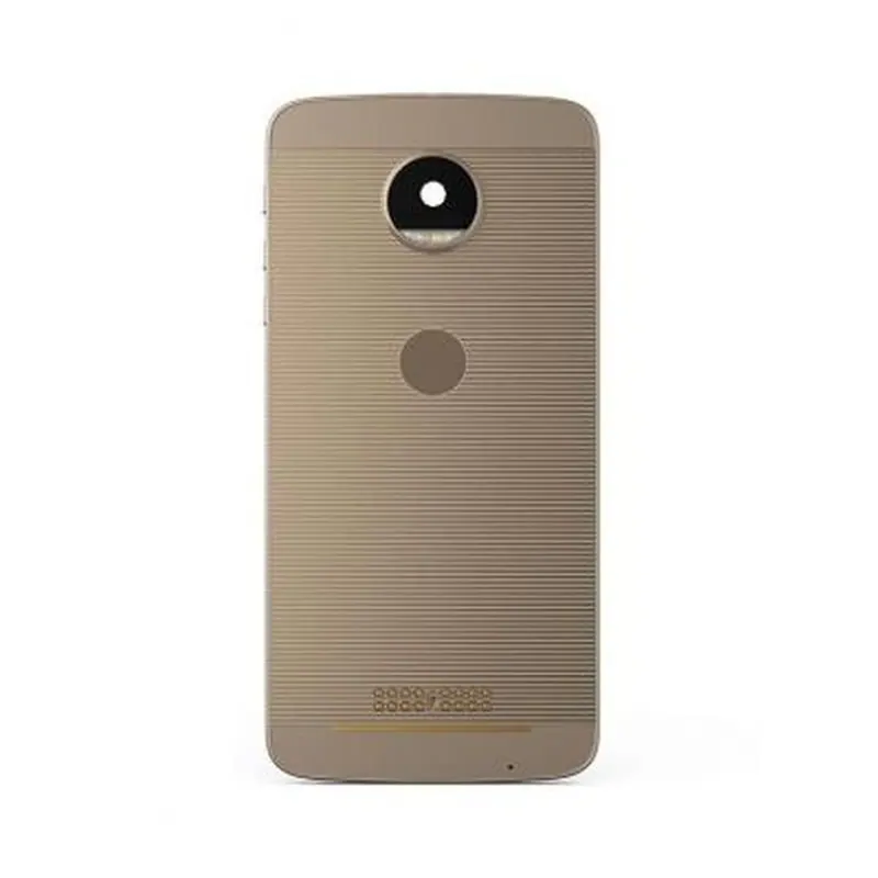 Back Panel Cover for Motorola Moto Z Force - Black & Gold — image 1