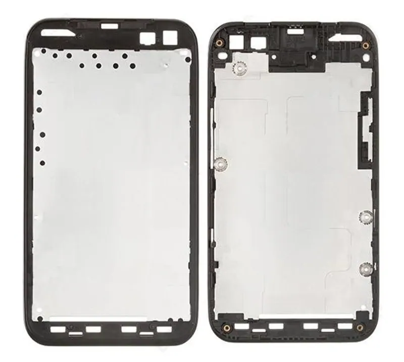 LCD Frame Middle Chassis for LG Connect 4G MS840 - Black — image 1