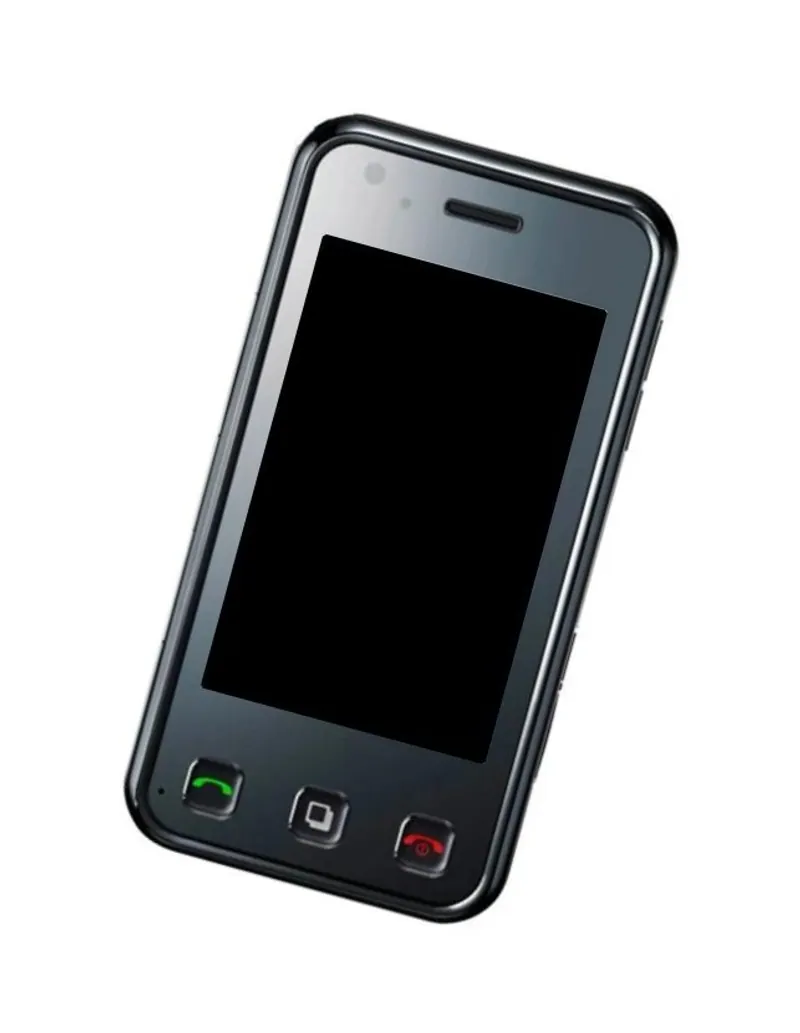 LCD Frame Middle Chassis for LG KC910 Renoir - Black — image 1