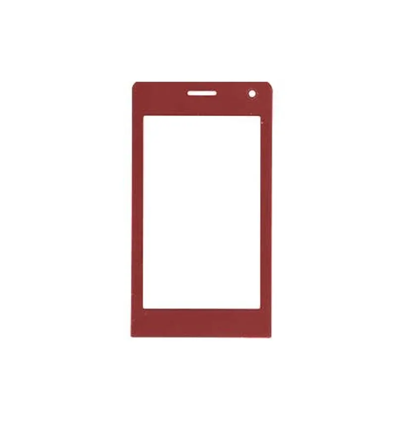 Front Glass for LG KU990 Viewty - Red — image 1