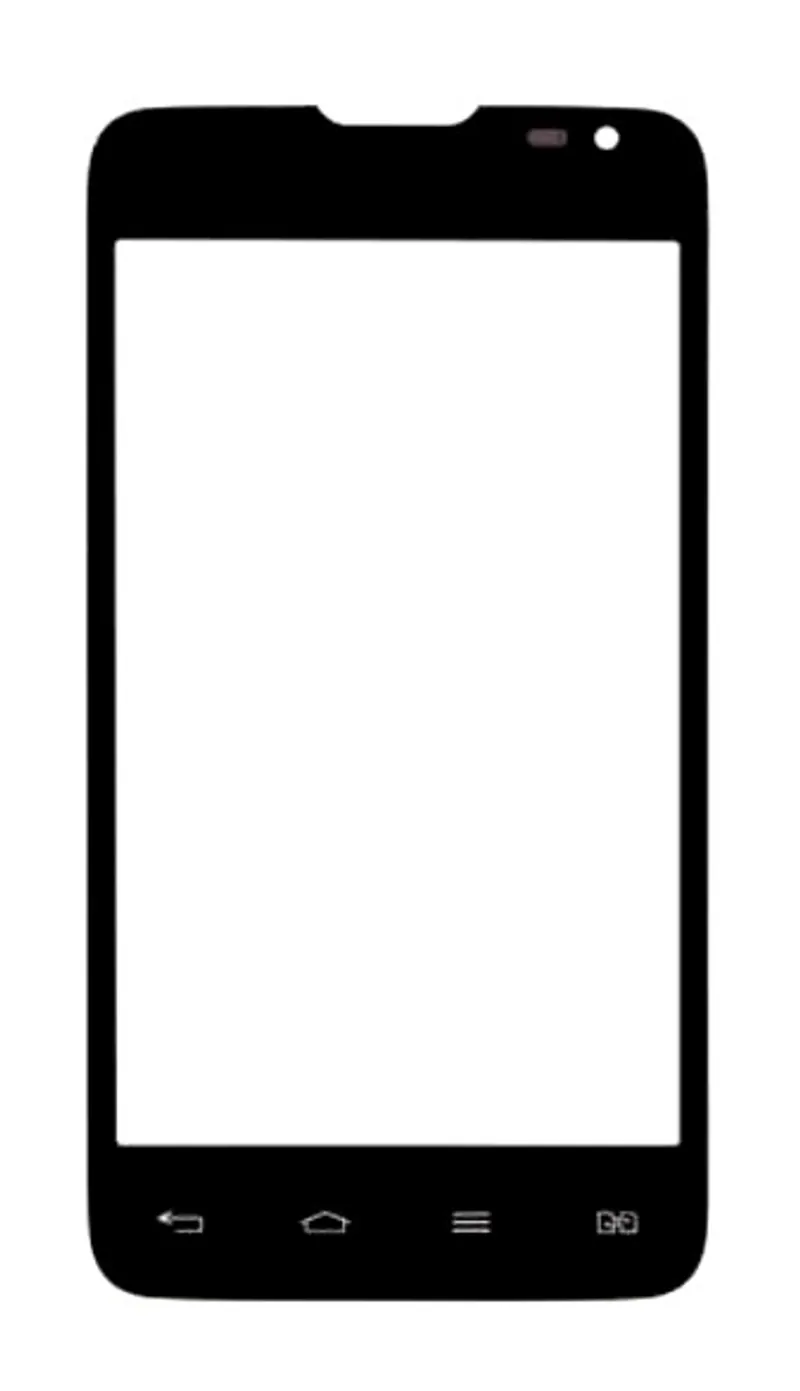 Front Glass for LG L65 Dual D285 - Black — image 1