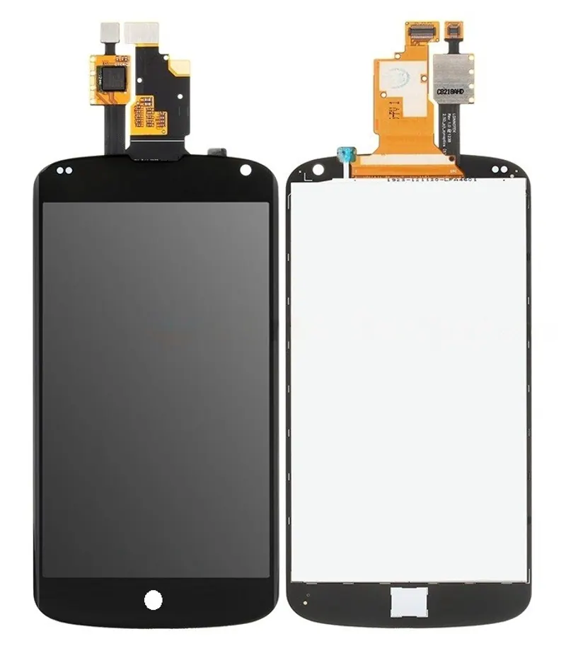 Display for LG Nexus 4 E960 - Black (Combo Folder) — image 1
