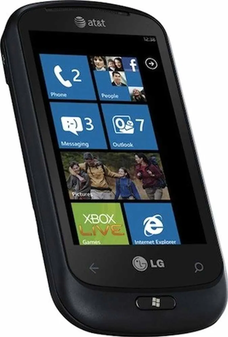 Display for LG Quantum - Black (Combo Folder) — image 1