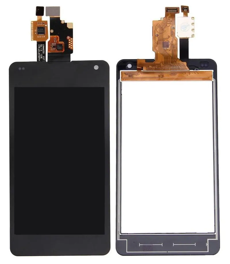 Display for LG Optimus G E975 - Black (Combo Folder) — image 1