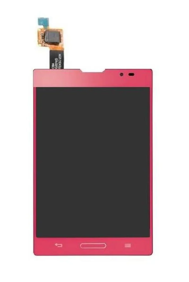 Display for LG Optimus Vu II F200 - Pink (Combo Folder) — image 1