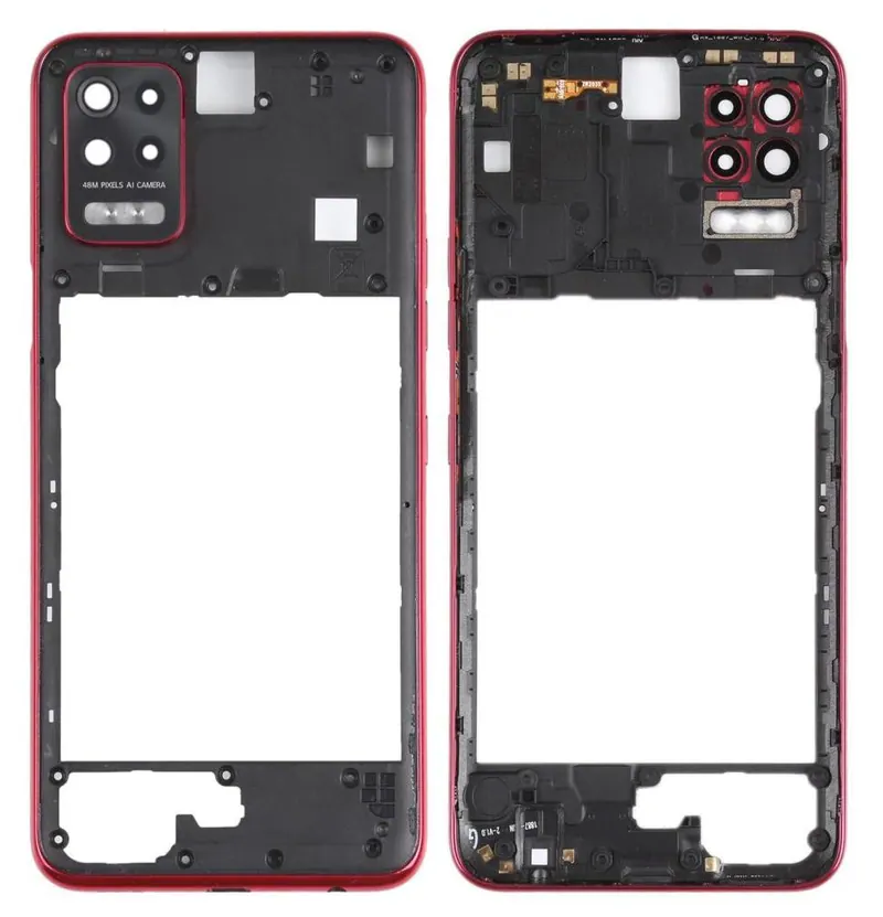 Middle Frame Ring Only for LG K62 Red — image 1