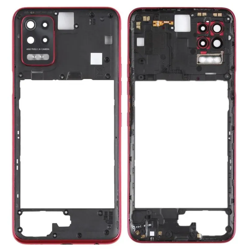 Middle Frame Ring Only for LG Q52 Red — image 1