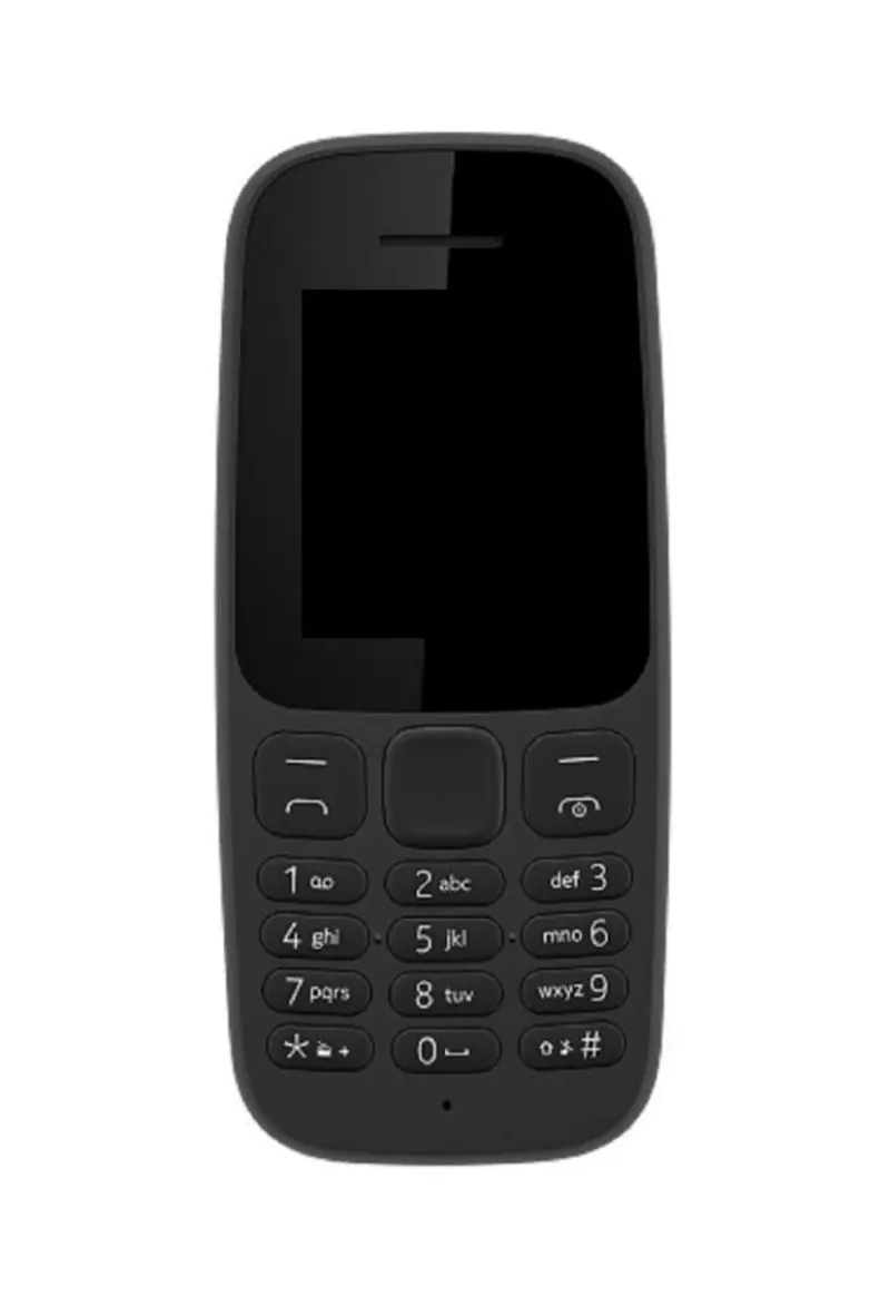 LCD Frame Middle Chassis for Nokia 105 (2017) - Blue — image 1